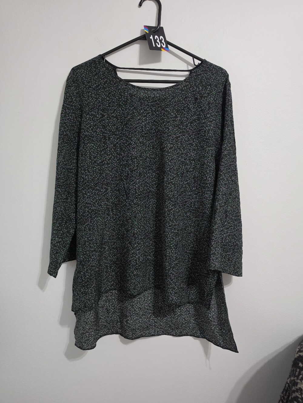 133. Wilfred 100% Silk Hi-low Blouse